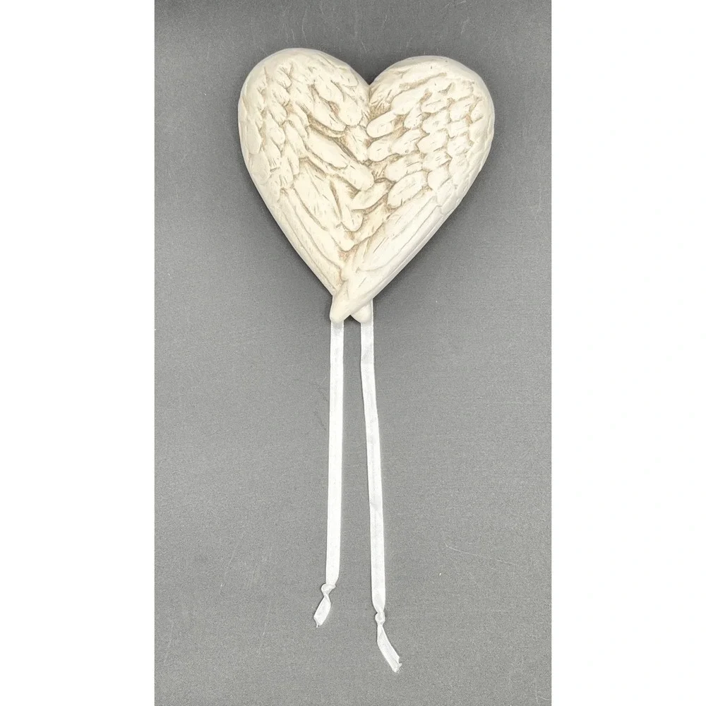 You Give Heart Wings Wall Plaque R Shipman 2000 Angel Wing Heart House Parts Inc